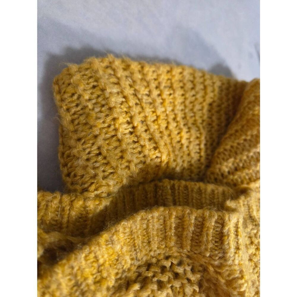 Abercrombie & Fitch Open Knit Open Faux Wrap Blouson Back Sweater Sz. XL EST - Picture 7 of 8